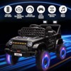 Jojoka 12V Ride On Truck Car Battery Powered Toy with Remote Control, 4-Wheel Suspension, Battery Display, LED Lights, Music - 2 of 4