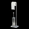 Home Mart Goods Heavy Duty Stainless Steel Toilet Paper Holder and Toilet Brush Set - 4 of 4