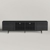 Luck Live Modern Black TV Stand with Adjustable Shelves, Soft-Close Hinges & Cable Management, 70.87" Media Console for Living Room - 2 of 4
