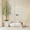 Aoibox Artificial Olive Tree, Lifelike Faux Silk Plant for Indoor Decor, Large White Tall Planter, Perfect for Living Room, Office, or Entryway - 3 of 4