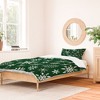 Iveta Abolina Silent Night Green Duvet Cover + Pillow Sham(s) - Deny Designs - 2 of 4