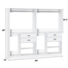 Aheaplus 40'' Freestanding Closet Organizer with Hanging Rods, Closet System with Drawers, Storage Shelves - 3 of 3