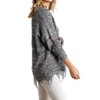 Women's Frayed Knit Pullover Sweater - umgee - 3 of 4
