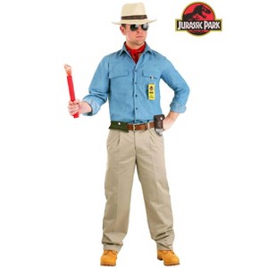 HalloweenCostumes.com Men's Jurassic Park Dr. Alan Grant Halloween Costume | Adventurous Movie Outfit for Cosplay - 1 of 4