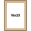 PosterPalooza | Traditional Gold Picture Frame - UV Acrylic, Foam Board Backing, Hanging Hardware - 2 of 4