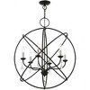 Livex Lighting Aria 6 - Light Pendant in  Black/Brushed Nickel - 3 of 4