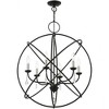 Livex Lighting Aria 6 - Light Pendant in  Black/Brushed Nickel - image 3 of 4