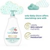 Baby Dove Fragrance Free Moisture Baby Body Wash & Shampoo Hypoallergenic for Eczema-Prone Skin - 34 fl oz - 3 of 4