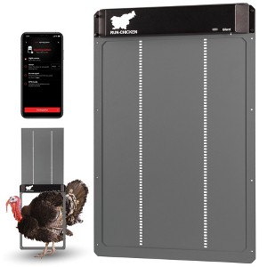 RUN-CHICKEN Door GIANT (Gray) - Automatic Turkey Coop Door Opener with Timer - 1 of 1