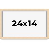 PosterPalooza | Classic Modern Yellow Picture Frame - UV Acrylic, Backing Board, Hanging Hardware Included - 2 of 4