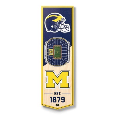 NCAA Michigan Wolverines 6"x19" Stadium Banner