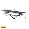 Pipe Decor 36 in. Wall Mounted Clothing Rack with Wood Shelf, Boulder Black - 3 of 4