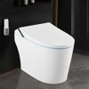 Smart Toilet - One Piece Bidet Tankless Toilets with Warm Water Sprayer and Dryer, Built-In Bidet Heated Seat, Foot Sensor Operation - 2 of 4