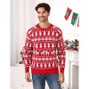 Clearlove Men's Ugly Christmas Slim Fit Knitted Pullover Sweater - 2 of 4