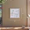 U Brands 16"x16" Flat Front Wood Frame Dry Erase Weekly Natural - 3 of 4