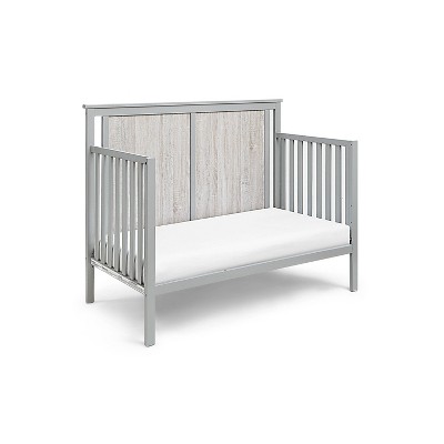 Connelly Gray 4-in-1 Convertible Crib with Veneer Panels