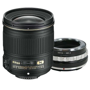 Nikon AF-S 28mm f/1.8G Lens Compatible with Nikon Zfc Z30 Z7 II Z50 Z5 Z6 Mirrorless Cameras - 1 of 4