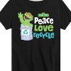Boys' - Sesame Street - Peace Love Recycle Short Sleeve Graphic T-Shirt - 2 of 4
