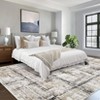 Abstract Indoor Rug Modern Stripes Area Rug Machine Washable, Ultra-Thin Non Slip Soft Large Living Room Floor Rugs - 2 of 4