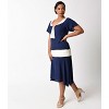Unique Vintage Women's Plus Wilshire Flapper Day Dress - 4 of 4