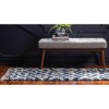 Unique Loom    Hygge Shag Diamond Area Rug - 3 of 4