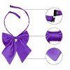 Allegra K Women's Pre-tied Adjustable Solid Color Bowknot Bow Ties - 4 of 4
