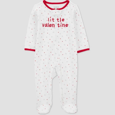 Carter s Just One You Baby Valentine s Day Little Valentine Sleep N Play White 3M