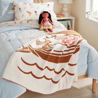 Princess Moana 'How Far I'll Go' Kids' Throw Blanket - The Disney Collection by Pillowfort™