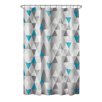 Vertex PEVA Shower Curtain Gray - Zenna Home