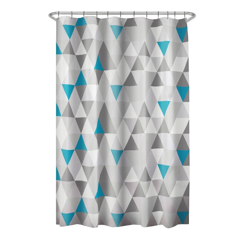Vertex PEVA Shower Curtain Gray - Zenna Home, 1 of 7