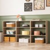 Short Tower Wood Built In Closet Organizer Unit, Wood Closet Organizer Starter Kit, Mounted Closet Systems - 2 of 4