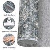 COZONY Washable Runner Rug, Stain Resistant Vintage Carpet with Non-Slip Backing for Hallway & Kitchen - 3 of 4