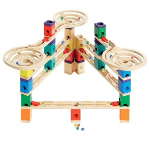 Hape Quadrilla Wooden Marble Run DIY Construction: Vertigo - 134 Pieces - 1 of 4