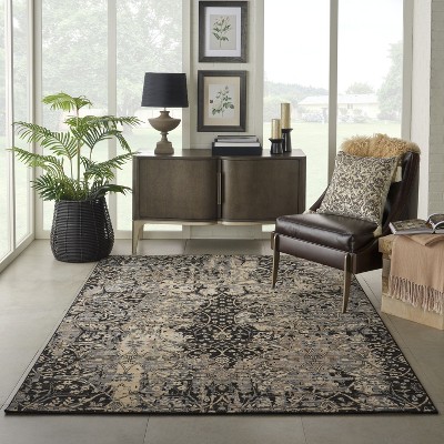Majestic Vintage Medallion Wool Blend Area Rug 5'6" x 8'