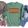 Simply Sage Market Women's Graphic Sweatshirt Checkered Arched Pumpkin Season - 2 of 4