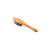 Bass Pet Brushes The Hybrid Groomer Shine & Condition, Patented & Award Winning, Natural Bristle + Alloy Pin Bamboo Handle Small Oval - image 4 of 4