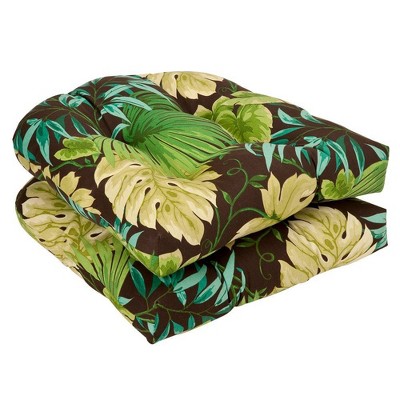 Outdoor 2 Piece Chair Cushion Set Brown Green Floral Target   GUEST 19bbec8c D467 48f2 Be41 67a1217defbe