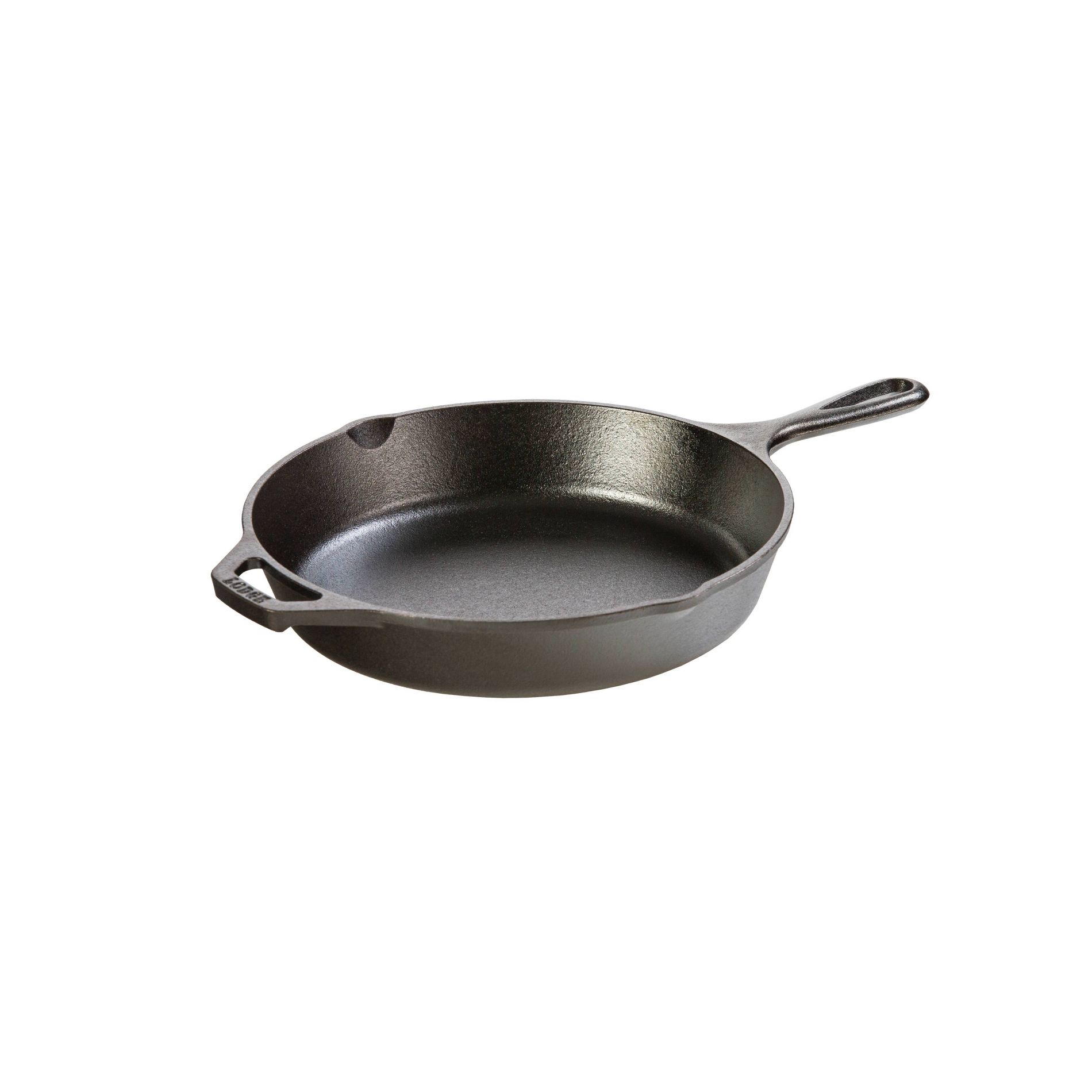 Lodge 10.25" Cast Iron Skillet: Preseasoned, Tarnish & Heat-Resistant, Gas & Electric Compatible, 6" Handle
