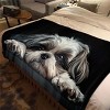 Adorable Shih Tzu Dog Pattern Blanket, Soft All Season Polyester Flannel Throw for RV, Office Chair, Christmas Gift Decor. - 4 of 4