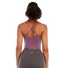 DOMETOUR Cross Back Athletic Yoga Sports Bra With Removable Chest Cushion - 2 of 4