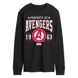 Men's - Marvel - Avengers Property Of Long Sleeve Graphic T-Shirt - 1 of 4