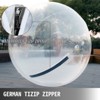 VEVOR 2M Walk on Water Walking Ball Roll Inflatable Zorb Ball w/ German Zipper PVC, Transparent - 4 of 4
