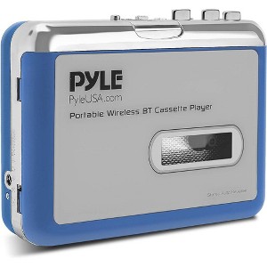 Pyle Portable Cassette Player and Recorder - PCASRSD18BT - 1 of 4