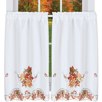 Collections Etc Fall Foliage Curtains