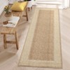 Modern Washable Geometric Bordered Area Rugs, Soft Non Slip Dinning Room Carpet for Bedroom Living Room - 3 of 4