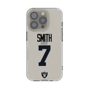 NFL Las Vegas Raiders Players Game Tactic Clear Cell Phone Case for Apple iPhone - 1 of 4