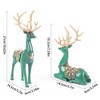 YIYIBYUS Deer Figurine Home Decor Resin Sculpture Decorative Gifts - 2 of 4