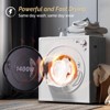 ROVSUN 2.6 Cu.Ft. Portable Dryer, Compact Clothes Dryer with Stainless Steel Tub, 110V Electric Dryer - 2 of 4