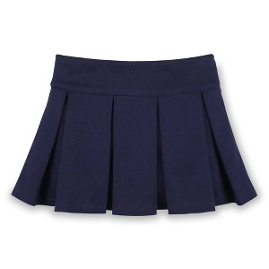 Hope & Henry Girls' Ponte Pleated Uniform Skort, Toddler - 1 of 4