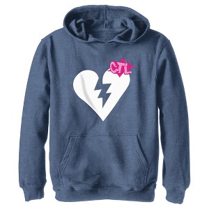 Boy's Fortnite Cuddle Team Leader Broken Heart Pull Over Hoodie - 1 of 4